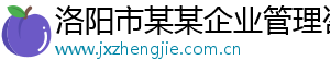 洛阳市某某企业管理咨询有限公司